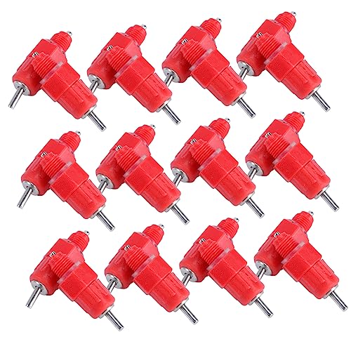 Sosoport 25 STK automatischer Wasserspender für Hühner geflügel tränke hühner wasserspender automatische Wassertränke für Hühner Vogeltränke einwegrasierer Hühnertränke komplett automatisch Sosoport 25 STK automatischer Wasserspender für Hühner geflügel tränke hühner wasserspender automatische Wassertränke für Hühner Vogeltränke einwegrasierer Hühnertränke komplett automatisch von Sosoport