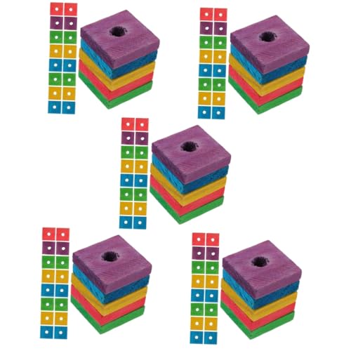 Sosoport 5sets Vogel Kauen Blöcke Papagei Spielzeug Für Schnabel Schleifen Pet Kauen Spielzeug Für Vögel 50 Stücke * 5 Sosoport 5sets Vogel Kauen Blöcke Papagei Spielzeug Für Schnabel Schleifen Pet Kauen Spielzeug Für Vögel 50 Stücke * 5 von Sosoport
