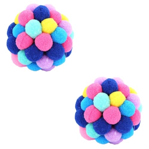 Sosoport 2stücke Bell Toys Bouncy Ball Für Katzen Farbige Kunststoffbälle Mit Glocke Interaktives Spielzeug Für Aktive Katzen Zufällige Farben Sosoport 2stücke Bell Toys Bouncy Ball Für Katzen Farbige Kunststoffbälle Mit Glocke Interaktives Spielzeug Für Aktive Katzen Zufällige Farben von Sosoport
