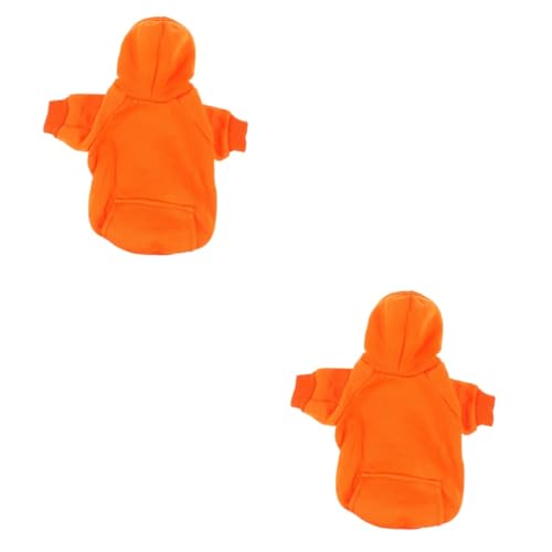 Sosoport 2stücke Pet Warm Hoodie Für Hunde Bequemer Warmer Pullover Mit Taschen Für Herbst Und Winter Xs Orange Für Kühle Tage Und Stylische Auftritte Sosoport 2stücke Pet Warm Hoodie Für Hunde Bequemer Warmer Pullover Mit Taschen Für Herbst Und Winter Xs Orange Für Kühle Tage Und Stylische Auftritte von Sosoport
