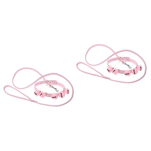 Sosoport 2St Haustierleine pet Supplies haustierbedarf hundegeschenk Hochleistungsleine Lederleine Welpengeschirr Haustier Hundehalsband Gurt Katzengeschirr das Gürtel Rosa Sosoport 2St Haustierleine pet Supplies haustierbedarf hundegeschenk Hochleistungsleine Lederleine Welpengeschirr Haustier Hundehalsband Gurt Katzengeschirr das Gürtel Rosa von Sosoport