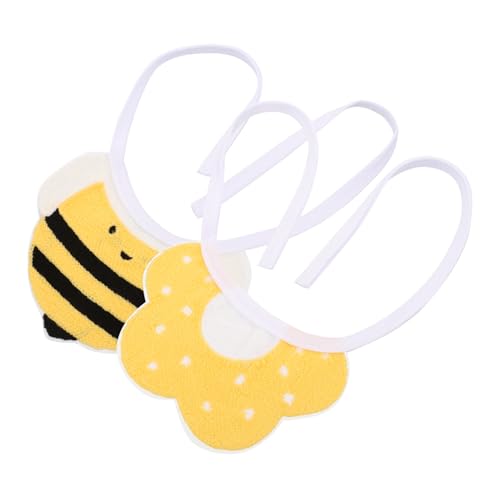 Sosoport 2stücke Verstellbares Hundehalsband Mit Niedlichem Bienen Blumenmotiv Atmungsaktives Halstuch Für Hunde Und Katzen Für Kleine Und Mittelgroße Haustiere Sosoport 2stücke Verstellbares Hundehalsband Mit Niedlichem Bienen Blumenmotiv Atmungsaktives Halstuch Für Hunde Und Katzen Für Kleine Und Mittelgroße Haustiere von Sosoport