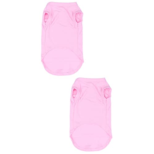 Sosoport 2 Stücke Hund Kleidung Welpen Hund T-Shirt Casual Weste Haustier Kleidung Leichte Größe M Sosoport 2 Stücke Hund Kleidung Welpen Hund T-Shirt Casual Weste Haustier Kleidung Leichte Größe M von Sosoport