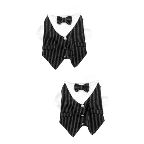 Sosoport 2-teiliges Haustier-anzugkleid Im Gentleman-Stil Für Hunde Bequeme Polyester-Outfits Für Hunde Party-hundekleidung Foto-Requisiten Kostüm Schwarz Größe Sosoport 2-teiliges Haustier-anzugkleid Im Gentleman-Stil Für Hunde Bequeme Polyester-Outfits Für Hunde Party-hundekleidung Foto-Requisiten Kostüm Schwarz Größe von Sosoport