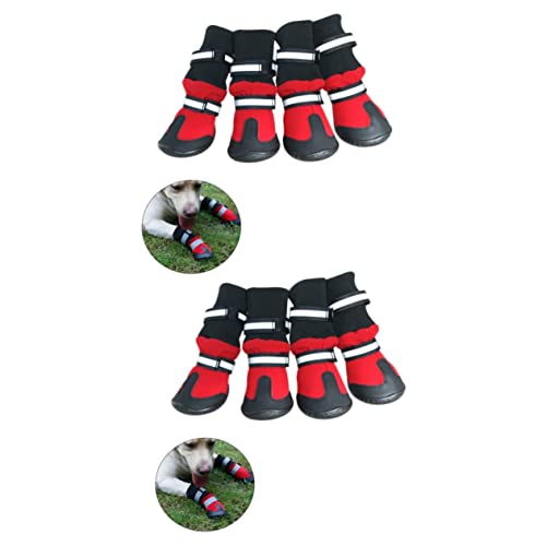 Sosoport 2 Stück Stiefel Für Hunde – Schneeschuhe Für Hunde Regenstiefel Für Haustiere Größe S Rot Komfort Für Pfoten Sosoport 2 Stück Stiefel Für Hunde – Schneeschuhe Für Hunde Regenstiefel Für Haustiere Größe S Rot Komfort Für Pfoten von Sosoport