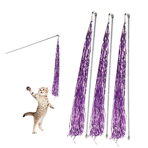 Sosoport 2stücke Bunte Katzenspielzeug Teaser Mit Glöckchen Interaktive Katzenangel Für Energiegeladene Spielmomente Für Wohnungskatzen Stärkung Bindung Sosoport 2stücke Bunte Katzenspielzeug Teaser Mit Glöckchen Interaktive Katzenangel Für Energiegeladene Spielmomente Für Wohnungskatzen Stärkung Bindung von Sosoport