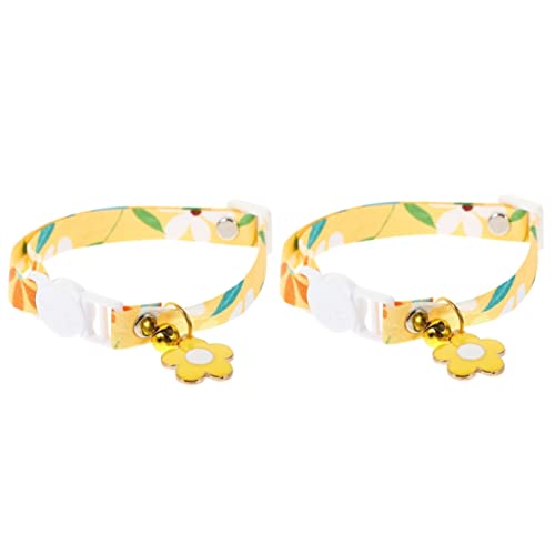 Sosoport 2stücke Party Katze Halsband Mit Glocke Verstellbares Dekoratives Halsband Für Kätzchen Strahlendem Gelb Für Feste Und Besondere Anlässe Waschbar Langlebig Und Sicher Für Ihr Sosoport 2stücke Party Katze Halsband Mit Glocke Verstellbares Dekoratives Halsband Für Kätzchen Strahlendem Gelb Für Feste Und Besondere Anlässe Waschbar Langlebig Und Sicher Für Ihr von Sosoport