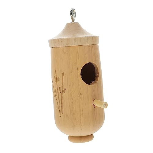 Sosoport 2stücke Hängendes Vogelhaus Für Kolibris Attraktive Garten-Dekoration Mit Metallaufhängung Für Balkon Und Garten Und Leichtes Design Liebevoll Gestaltet von Sosoport