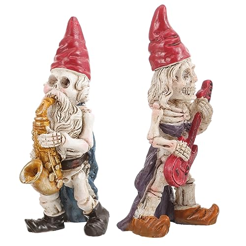 Sosoport 2stücke Skelett-gnom Figuren Aus Harz Für Aquarium Und Garten Halloween Deko Für Miniatur Landschaften Und Bonsai Langlebige Resin-Ornamente Sosoport 2stücke Skelett-gnom Figuren Aus Harz Für Aquarium Und Garten Halloween Deko Für Miniatur Landschaften Und Bonsai Langlebige Resin-Ornamente von Sosoport