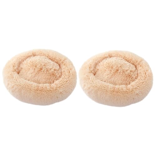 Sosoport 2 Stücke Gemütliche Runde Bett Selbst-erwärmung Haustier Kissen Plüsch Bett Komfortable Pet Liefert Maschine Waschbar Sosoport 2 Stücke Gemütliche Runde Bett Selbst-erwärmung Haustier Kissen Plüsch Bett Komfortable Pet Liefert Maschine Waschbar von Sosoport