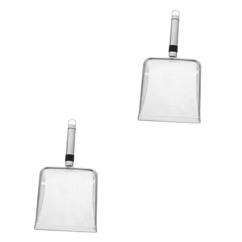 Sosoport 2St Schaufel für Katzenstreu Wurfschaufel Katzenkotschaufel Katzenbedarf Sandsieb katzenklo zubehör pet Supplies Haustierzubehör Katzenschaufel Müllschaufel Rostfreier Stahl Silver Sosoport 2St Schaufel für Katzenstreu Wurfschaufel Katzenkotschaufel Katzenbedarf Sandsieb katzenklo zubehör pet Supplies Haustierzubehör Katzenschaufel Müllschaufel Rostfreier Stahl Silver von Sosoport