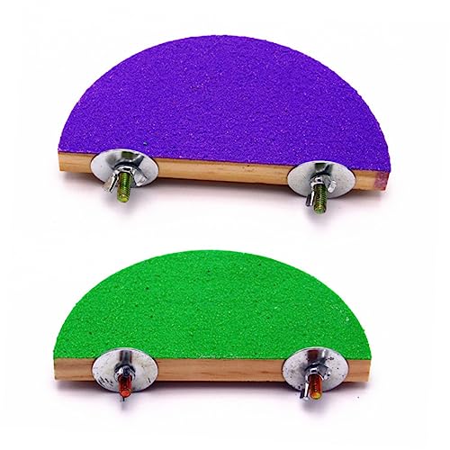Sosoport 2er-Pack Papageien-sprungbrett-Spielzeug Aus Holz Für Kleintiere Halbkreisförmig Mattiert Ständer Für Hamster Rennmäuse Mäuse Ratten Papageien Zufällige Farbe Sosoport 2er-Pack Papageien-sprungbrett-Spielzeug Aus Holz Für Kleintiere Halbkreisförmig Mattiert Ständer Für Hamster Rennmäuse Mäuse Ratten Papageien Zufällige Farbe von Sosoport