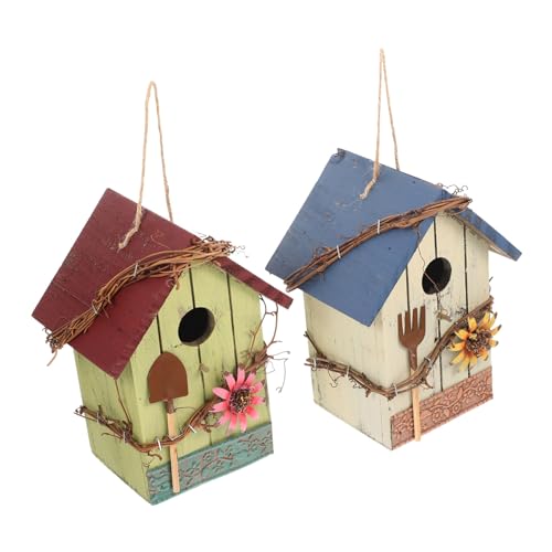 Sosoport 2St Vogelhaus Befeuchten Vogelbett Spatz Specht coop Vogelhäuschen für draussen Hüttendekor Tür Häuser Vogelnest aus Holz Wohndekoration Vogelfütterer Vögel liefert Vogel Zuhause Sosoport 2St Vogelhaus Befeuchten Vogelbett Spatz Specht coop Vogelhäuschen für draussen Hüttendekor Tür Häuser Vogelnest aus Holz Wohndekoration Vogelfütterer Vögel liefert Vogel Zuhause von Sosoport
