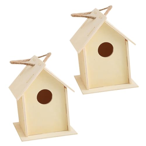 Sosoport Vogelnest-vogelhaus Aus Holz Vogelhäuschen Für Jungen Und Mädchen Puzzle-vogelhäuschen-Spielzeug Pädagogische Vogelhäuschen Für Den Außenbereich von Sosoport