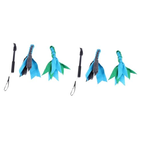 Sosoport 2er-Sets Ausziehbare Flirtstange Für Hunde Interaktives Welpenspielzeug Jagd-Teaser-Stange Aus Sicheren Materialien Schwarz Mit Papierbox Stoffspielzeug 2 Stück * 2 Sosoport 2er-Sets Ausziehbare Flirtstange Für Hunde Interaktives Welpenspielzeug Jagd-Teaser-Stange Aus Sicheren Materialien Schwarz Mit Papierbox Stoffspielzeug 2 Stück * 2 von Sosoport