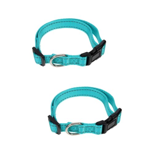 Sosoport 2St reflektierendes Haustierhalsband Hundehalsband binden Sicherheitshalsband für Welpen Reflektierendes Halsband für Haustiere bequemes Hundehalsband Multifunktion Haustierzubehör von Sosoport