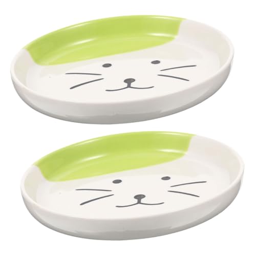 Sosoport 2Stücke Katzenfutternapf aus Keramik rutschfeste Erhöhte Katzenschalen für Bequemes Fressen und Trinken Stylish Leicht zu Reinigen für Katzen und Kätzchen Sosoport 2Stücke Katzenfutternapf aus Keramik rutschfeste Erhöhte Katzenschalen für Bequemes Fressen und Trinken Stylish Leicht zu Reinigen für Katzen und Kätzchen von Sosoport