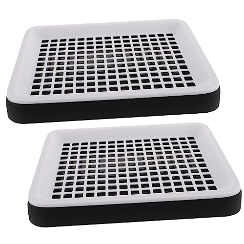 Sosoport 2stücke Kaninchen Toilette Für Kleine Haustiere Quadratische Litter Box Für Meerschweinchen Chinchillas Und Hamster Abnehmbar Und Tragbar Sosoport 2stücke Kaninchen Toilette Für Kleine Haustiere Quadratische Litter Box Für Meerschweinchen Chinchillas Und Hamster Abnehmbar Und Tragbar von Sosoport