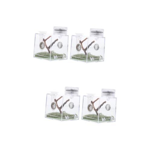 Sosoport 2er-Box Springspinnen-zuchtbox Großer Laufstall Vogelspinnengehege Mini-tierwächter Kleine Luftbefeuchteranlage Kleiner Luftbefeuchter Haustiergehege Spinnenlebensraumhalter Acryl Sosoport 2er-Box Springspinnen-zuchtbox Großer Laufstall Vogelspinnengehege Mini-tierwächter Kleine Luftbefeuchteranlage Kleiner Luftbefeuchter Haustiergehege Spinnenlebensraumhalter Acryl von Sosoport