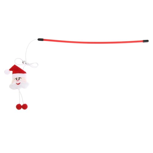 Sosoport 2er Set Weihnachtsmann Katzenspielzeug Mit Glocke Interaktive Katzenspielzeuge Katzenangel Mit Flirtstick Für Stundenlangen Spielspaß Sosoport 2er Set Weihnachtsmann Katzenspielzeug Mit Glocke Interaktive Katzenspielzeuge Katzenangel Mit Flirtstick Für Stundenlangen Spielspaß von Sosoport