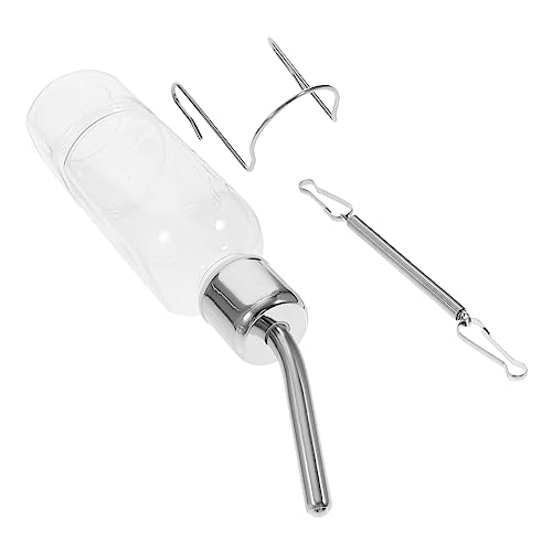 Sosoport 2stücke Trinkflasche Für Hamster Automatischer Wasserspender Für Kleintiere Für Kleine Haustiere Transparentes Design Überwachung Wasserstands von Sosoport