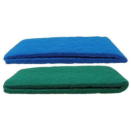 Sosoport 2st Filterwatte Für Aquarien Biochemischer Baumwollschwamm Teich Pumpe Aquarium Fisch Schwammfilter Für Aquarien Wasserfilter Tank Schwammfilterpad Aquarienfilter Blue von Sosoport