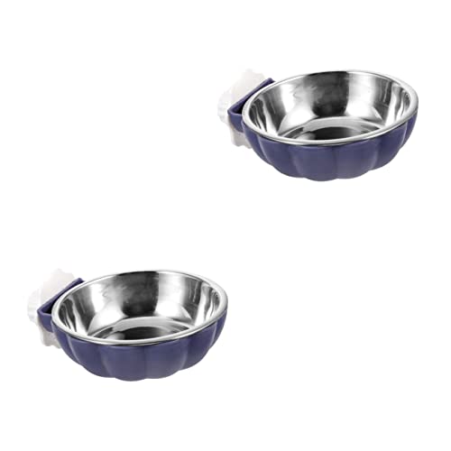 Sosoport 2stücke Hängende Katzenfutter Und Wasserschüssel Aus Edelstahl Pet Feeder Für Hunde Und Katzen Sicher Und Leicht Zu Reinigen Für Käfige Kleine Sosoport 2stücke Hängende Katzenfutter Und Wasserschüssel Aus Edelstahl Pet Feeder Für Hunde Und Katzen Sicher Und Leicht Zu Reinigen Für Käfige Kleine von Sosoport