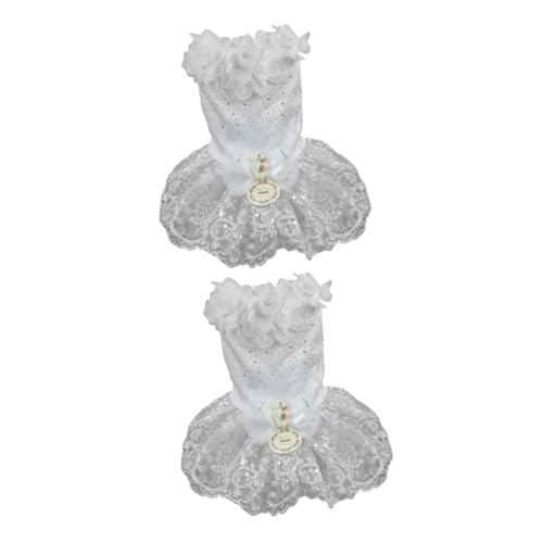 Sosoport 2stücke Pet Kleid Mit Schleifen-Design Luftiger Rock Hundekleidung Für Kleine Hunde Und Katzen Für Besondere Anlässe Und Fotoshootings Sosoport 2stücke Pet Kleid Mit Schleifen-Design Luftiger Rock Hundekleidung Für Kleine Hunde Und Katzen Für Besondere Anlässe Und Fotoshootings von Sosoport