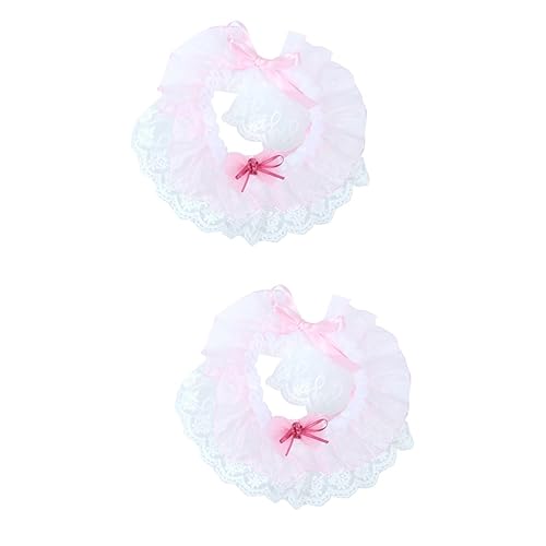 Sosoport 2stücke Lace Haustier Schal Rosa Warmes Hundehalsband Für Hochzeiten Verstellbare Und Bequeme Haustiermode Für Katzen Und Hunde s Sosoport 2stücke Lace Haustier Schal Rosa Warmes Hundehalsband Für Hochzeiten Verstellbare Und Bequeme Haustiermode Für Katzen Und Hunde s von Sosoport