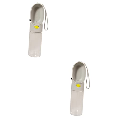 Sosoport 2 Stücke Tragbare Hund Wasser Flasche Mit Feeder Auslaufsichere Outdoor Haustier Trinken Flasche Für Wandern Katze Sosoport 2 Stücke Tragbare Hund Wasser Flasche Mit Feeder Auslaufsichere Outdoor Haustier Trinken Flasche Für Wandern Katze von Sosoport