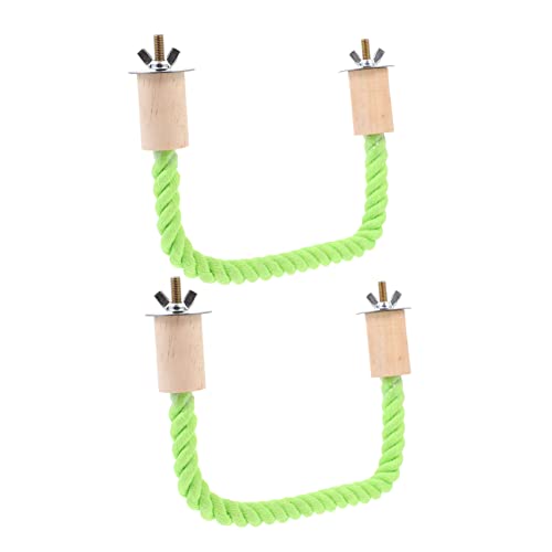Sosoport Papagei Sitzstangen Vogel Spielzeug Klettern Seil Sticks Für Käfig Vogel Sitzstangen von Sosoport