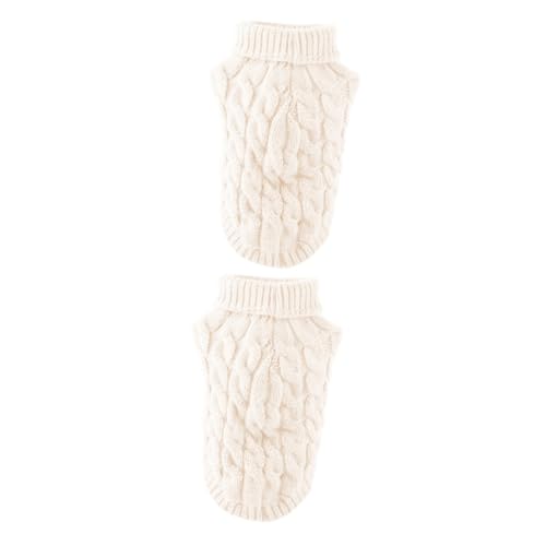 Sosoport 2St Haustierkleidung Partykleidung für Haustiere Hundekleidung Welpe pet Supplies haustierbedarf Kleiner Hundepullover Kleider Haustier-Partykostü Party-Hundetuch Chef xs Weiß von Sosoport