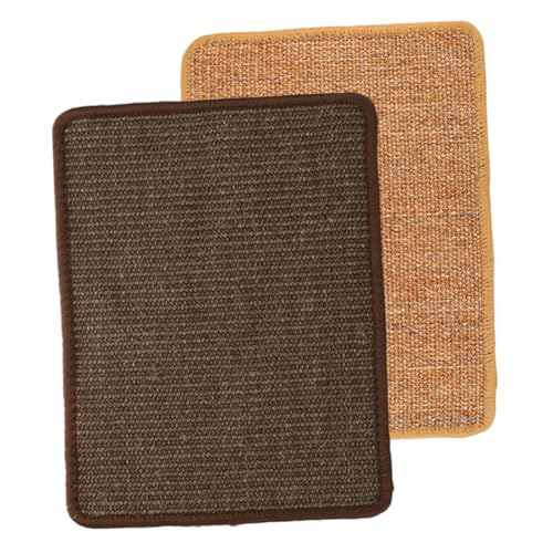 Sosoport 2stücke Katzen Kratzbrett Natürlichem Sisal Langlebige Katzen Kratzmatte Krallopenpflege Und Möbel Schutz Für Training Und Spiel Sosoport 2stücke Katzen Kratzbrett Natürlichem Sisal Langlebige Katzen Kratzmatte Krallopenpflege Und Möbel Schutz Für Training Und Spiel von Sosoport