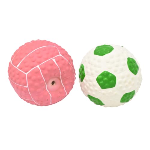 Sosoport 2 Stück Kauspielzeugbälle Interaktive Trainingsbälle für Hunde Quietschspielzeug Feine Verarbeitung für Anhaltende Unterhaltung Sosoport 2 Stück Kauspielzeugbälle Interaktive Trainingsbälle für Hunde Quietschspielzeug Feine Verarbeitung für Anhaltende Unterhaltung von Sosoport