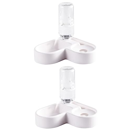 Sosoport 2St Futternapf für Haustiere Wasserschale Wassernapf für Haustiere pet Feeder automatischer wasserspender einwegrasierer Wasserspender für Hunde Futterautomat für Haustiere Weiß Sosoport 2St Futternapf für Haustiere Wasserschale Wassernapf für Haustiere pet Feeder automatischer wasserspender einwegrasierer Wasserspender für Hunde Futterautomat für Haustiere Weiß von Sosoport