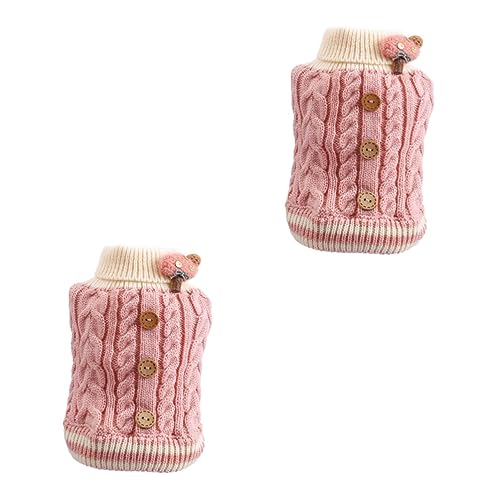 Sosoport 2stücke Katze Pullover Für Hunde Und Katzen Kuscheliger Herbst-Winter-Strickpullover Für Kalte Tage Atmungsaktiv Und Hautfreundlich Cartoon-Design Für Süßes Aussehen Sosoport 2stücke Katze Pullover Für Hunde Und Katzen Kuscheliger Herbst-Winter-Strickpullover Für Kalte Tage Atmungsaktiv Und Hautfreundlich Cartoon-Design Für Süßes Aussehen von Sosoport