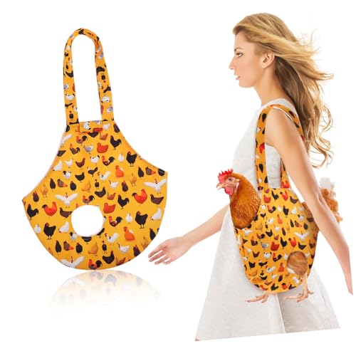 Sosoport 2stücke Hühnerhaltertasche Aus Segeltuch Mit Beinlöchern Und Praktische Tragetasche Für Haustier Huhn Mit Griff Für Ausflüge von Sosoport