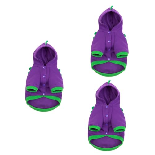 Sosoport 3 STK Halloween-haustierkleidung Warme Jacke Kostü Für Hunde Party-hundetuch Hundejacke Für Kleine Hunde Halloween-Haustier-Hoodie Polyester Herbst Und Winter Kleiner Hund Violett Sosoport 3 STK Halloween-haustierkleidung Warme Jacke Kostü Für Hunde Party-hundetuch Hundejacke Für Kleine Hunde Halloween-Haustier-Hoodie Polyester Herbst Und Winter Kleiner Hund Violett von Sosoport