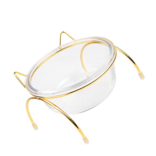 Sosoport 3 STK Katzennapf Glas Futterspender für Hunde Puppenetui pet Water Bowl pet Food Container Katzennäpfe Haustier PET-Glasschale Hundenapf Nackenschutz Futternapf für Katzen von Sosoport