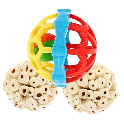 Sosoport 3stücke Kleine Vogelspielzeuge Beißbälle Für Papageien Bunte Kauspielzeuge Für Wellensittiche Nymphensittiche Und Andere Kleine Vögel Mit Quietschendem Gummiball Aktivität Sosoport 3stücke Kleine Vogelspielzeuge Beißbälle Für Papageien Bunte Kauspielzeuge Für Wellensittiche Nymphensittiche Und Andere Kleine Vögel Mit Quietschendem Gummiball Aktivität von Sosoport