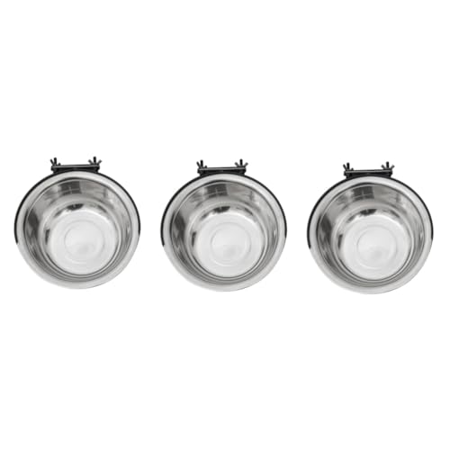 Sosoport 3 STK edelstahlschale edelstahlschüsseln Hängendes Hundenapf Rostfreie Schale vogelnapf Hundenapf für Käfige edelstahlnapf klein Zwinger der Hund Katzennapf Reisen Hundekäfig Sosoport 3 STK edelstahlschale edelstahlschüsseln Hängendes Hundenapf Rostfreie Schale vogelnapf Hundenapf für Käfige edelstahlnapf klein Zwinger der Hund Katzennapf Reisen Hundekäfig von Sosoport