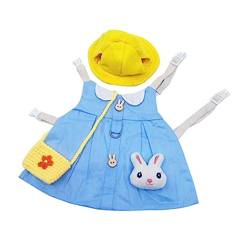 Sosoport 3sätze Kaninchen Kleidung Mit Geschirr Und Hut Verstellbares Atmungsaktives Haustier Outfit Für Kleine Tiere Für Und Festliche Anlässe Sosoport 3sätze Kaninchen Kleidung Mit Geschirr Und Hut Verstellbares Atmungsaktives Haustier Outfit Für Kleine Tiere Für Und Festliche Anlässe von Sosoport