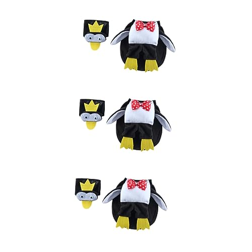 Sosoport 3 Sätze Verwandlungskostüm für Haustiere Halloween-Haustierkleidung Halloween-Welpen-Outfits Welpen-Kit weihnachtsdeko Mäntel Party-Hundekleidung entzückender Hundemantel Polyester von Sosoport