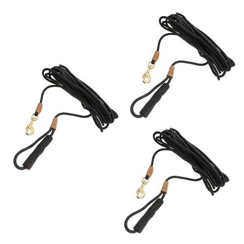 Sosoport 3 Stück 10 Haustierleine Dog Lead hundeseile Robuste Hundeleine Welpenzubehör Gehleine Hundebedarf Zugseil für Haustiere Golden Retriever Haustierzubehör Kordelzug Gürtel Nylon von Sosoport