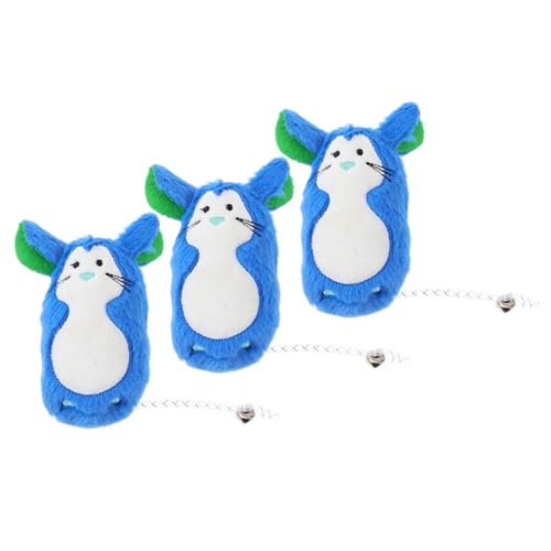 Sosoport 3 Stück Ausgestopftes Katzenspielzeug Kauspielzeug Für Katzen Katzentoilette Katzenspielzeug Katze Kauert Kätzchen Hundespielzeug Mit Herzschlag Blue Plüsch Sosoport 3 Stück Ausgestopftes Katzenspielzeug Kauspielzeug Für Katzen Katzentoilette Katzenspielzeug Katze Kauert Kätzchen Hundespielzeug Mit Herzschlag Blue Plüsch von Sosoport
