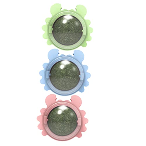 Sosoport 3 Stück Bälle Katze Leckball Indoor Katzenball Drehbarer Ball Indoor Bälle Wiederverwendbarer Ball Sicherheitsball Kunststoff Sosoport 3 Stück Bälle Katze Leckball Indoor Katzenball Drehbarer Ball Indoor Bälle Wiederverwendbarer Ball Sicherheitsball Kunststoff von Sosoport
