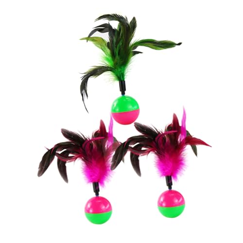 Sosoport 3stücke Interaktive Tumbler Katzenspielzeuge Lustige Spielbälle Für Katzen Trainingsspielzeug Für Kätzchen Fördert Die Aktivität Und Bindung Mit Ihrem Haustier Farben Sosoport 3stücke Interaktive Tumbler Katzenspielzeuge Lustige Spielbälle Für Katzen Trainingsspielzeug Für Kätzchen Fördert Die Aktivität Und Bindung Mit Ihrem Haustier Farben von Sosoport