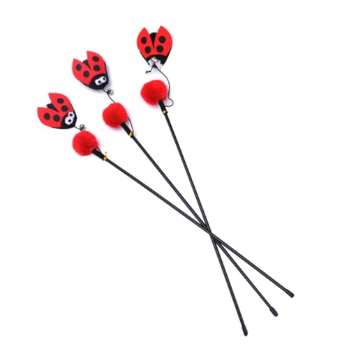 Sosoport 3stücke Teiliges Katzen-Spielzeug Interaktive Katzenangel Mit Coccinella Septempunctata Design Und Lustiger Teaser Für Gesunde Und Aktive Katzen Für Stärkung Der Bindung Sosoport 3stücke Teiliges Katzen-Spielzeug Interaktive Katzenangel Mit Coccinella Septempunctata Design Und Lustiger Teaser Für Gesunde Und Aktive Katzen Für Stärkung Der Bindung von Sosoport