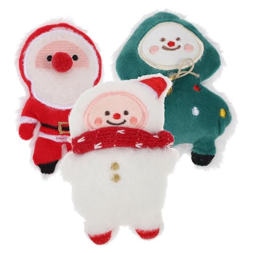 Sosoport Selbstunterhaltendes Katzenspielzeug – Weihnachts-plüschspielzeug-Set Mit Interaktivem Katzenspielzeug Cartoon-kätzchenspielzeug von Sosoport