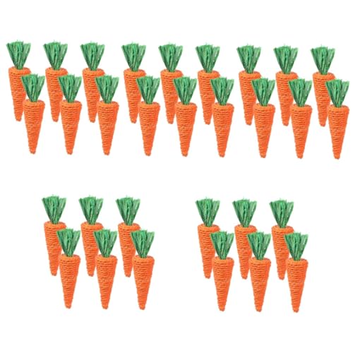 Sosoport 5sets Kauspielzeug Für Gewebte Karottenspielzeug Fördert Gesunde Zähne Haustierbedarf 6pcs * 5 Sosoport 5sets Kauspielzeug Für Gewebte Karottenspielzeug Fördert Gesunde Zähne Haustierbedarf 6pcs * 5 von Sosoport